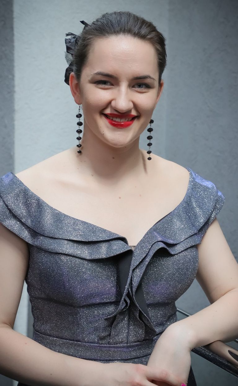 Klaudia Taevi nimelise noorte ooperilauljate konkursi finalist sopran Kamilė Balabonaitė Leedust.