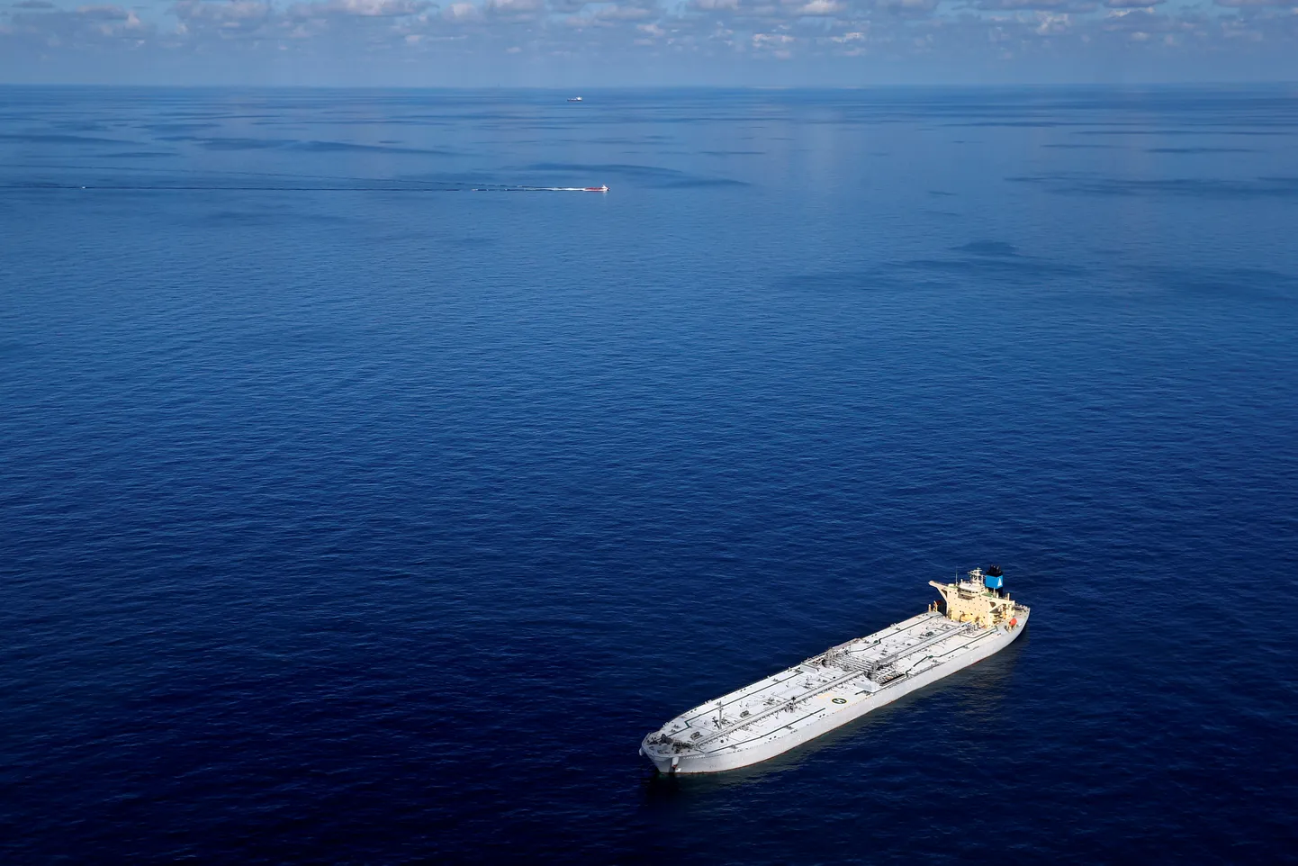 Suezmax-klassi tanker Karvounis ankrul Port Fourchoni sadama lähistel Louisianas.