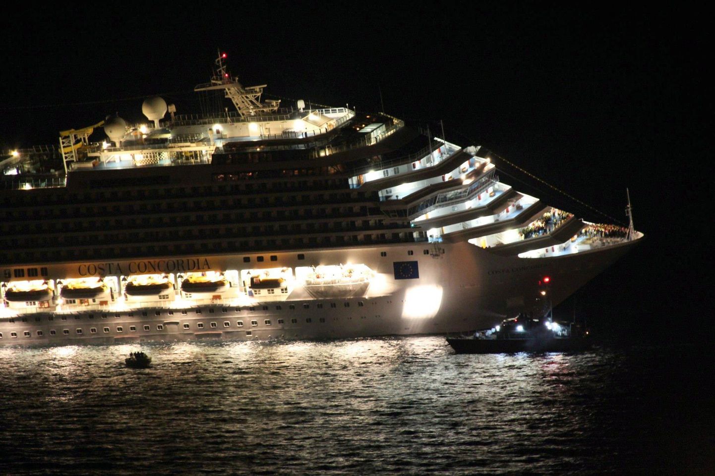 Costa Concordia kreenis.