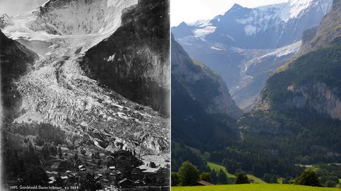 Pildid: Šveitsi liustikud enne ja nüüd, mil neid ähvardab lõplik kadumine