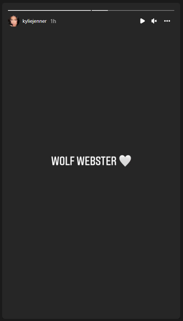 Kylie Jenneri ja Travis Scotti pisipoja nimeks sai Wolf Webster.