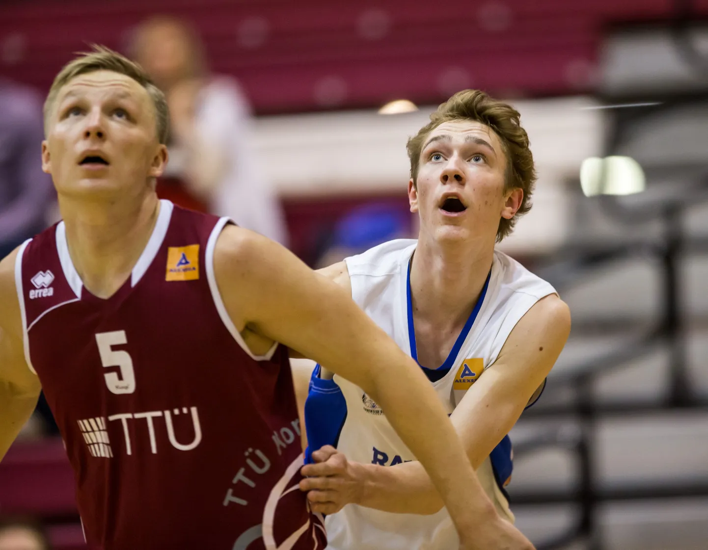 Kiur Akenpärg (vasakul), kes oli täna TTÜ resultatiivseim.