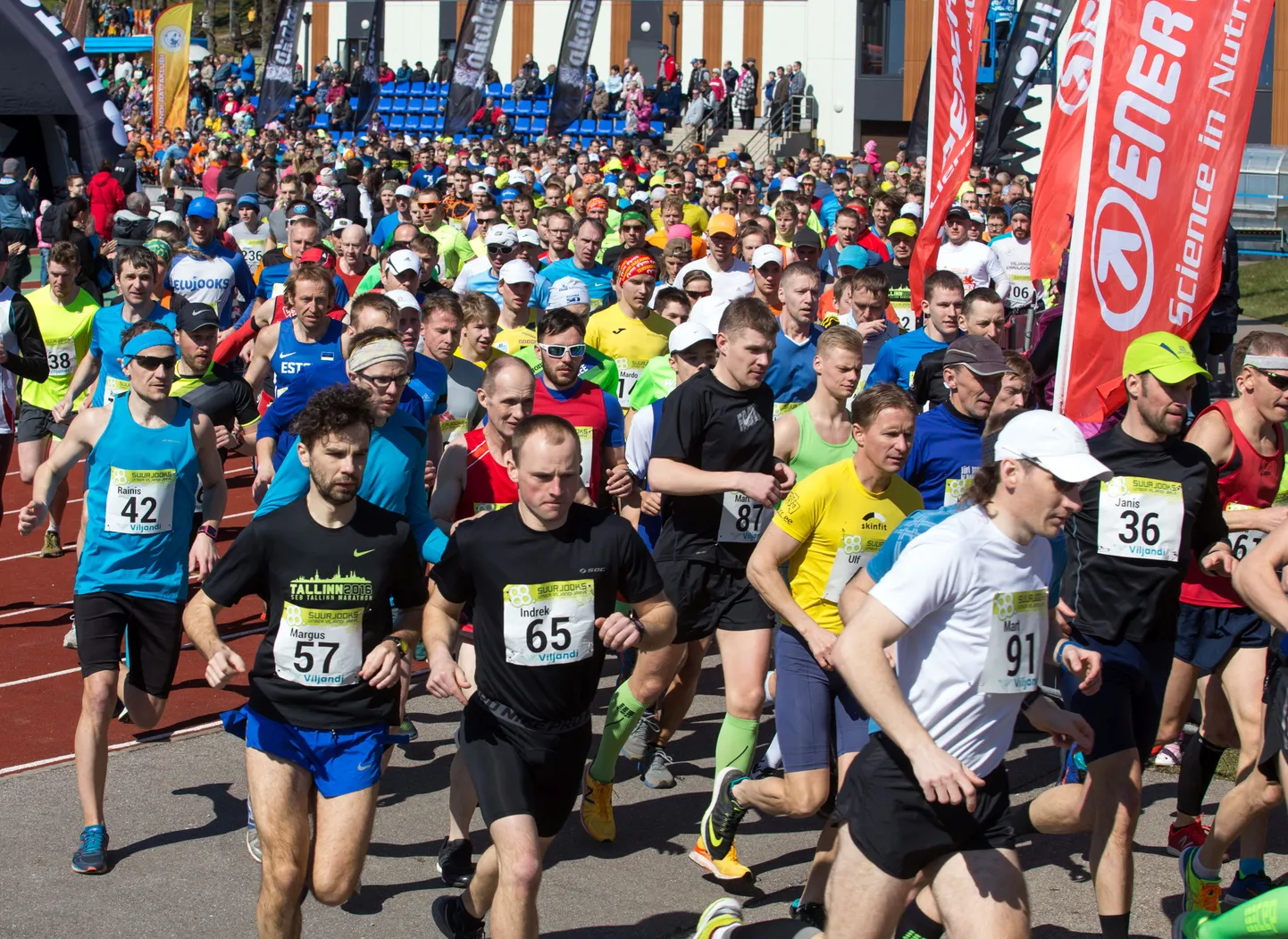 2017. aasta ümber Viljandi järve jooksu start