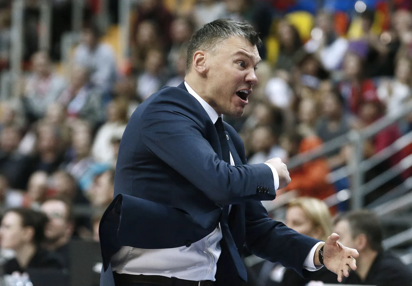 Kaunase Žalgirise peatreener Šarunas Jasikevicius.