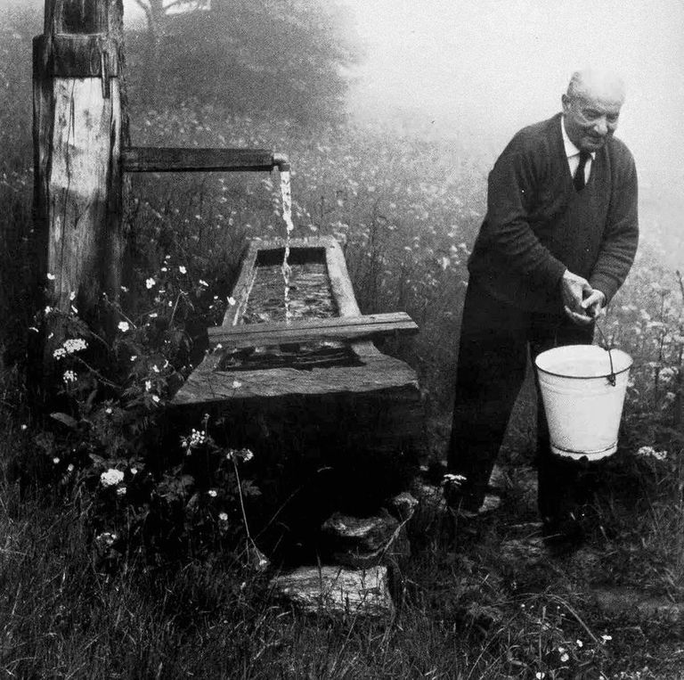 Martin Heidegger kaevul / Foto: kuvatõmmis