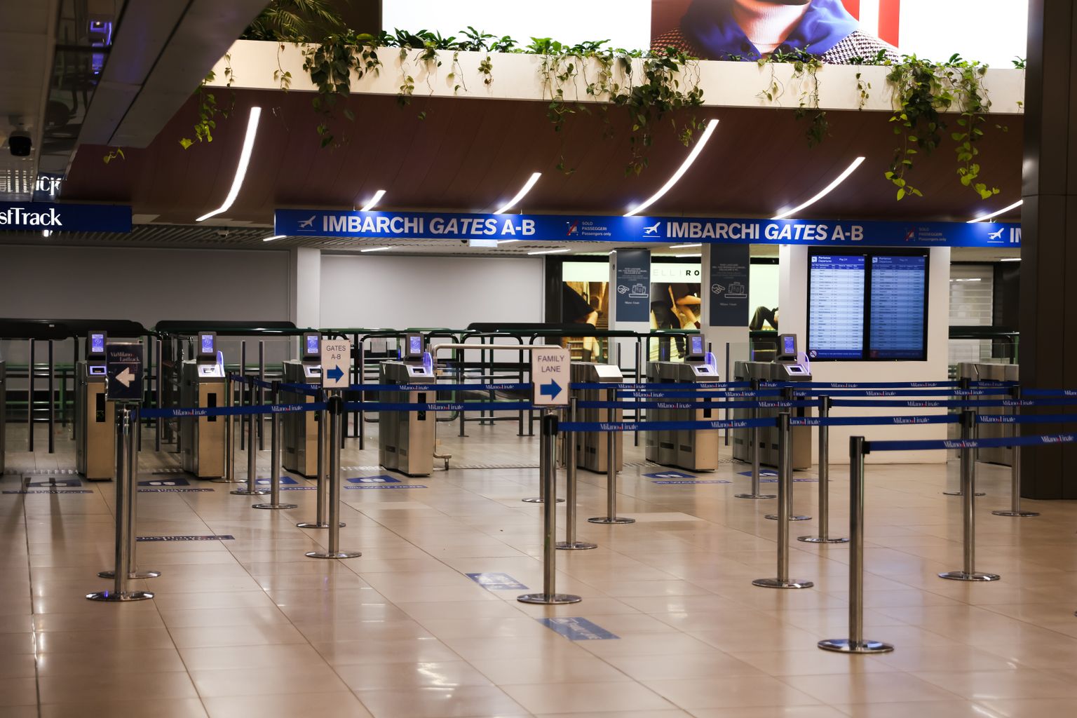 Milaano Linate lennujaam 21.oktoobril.