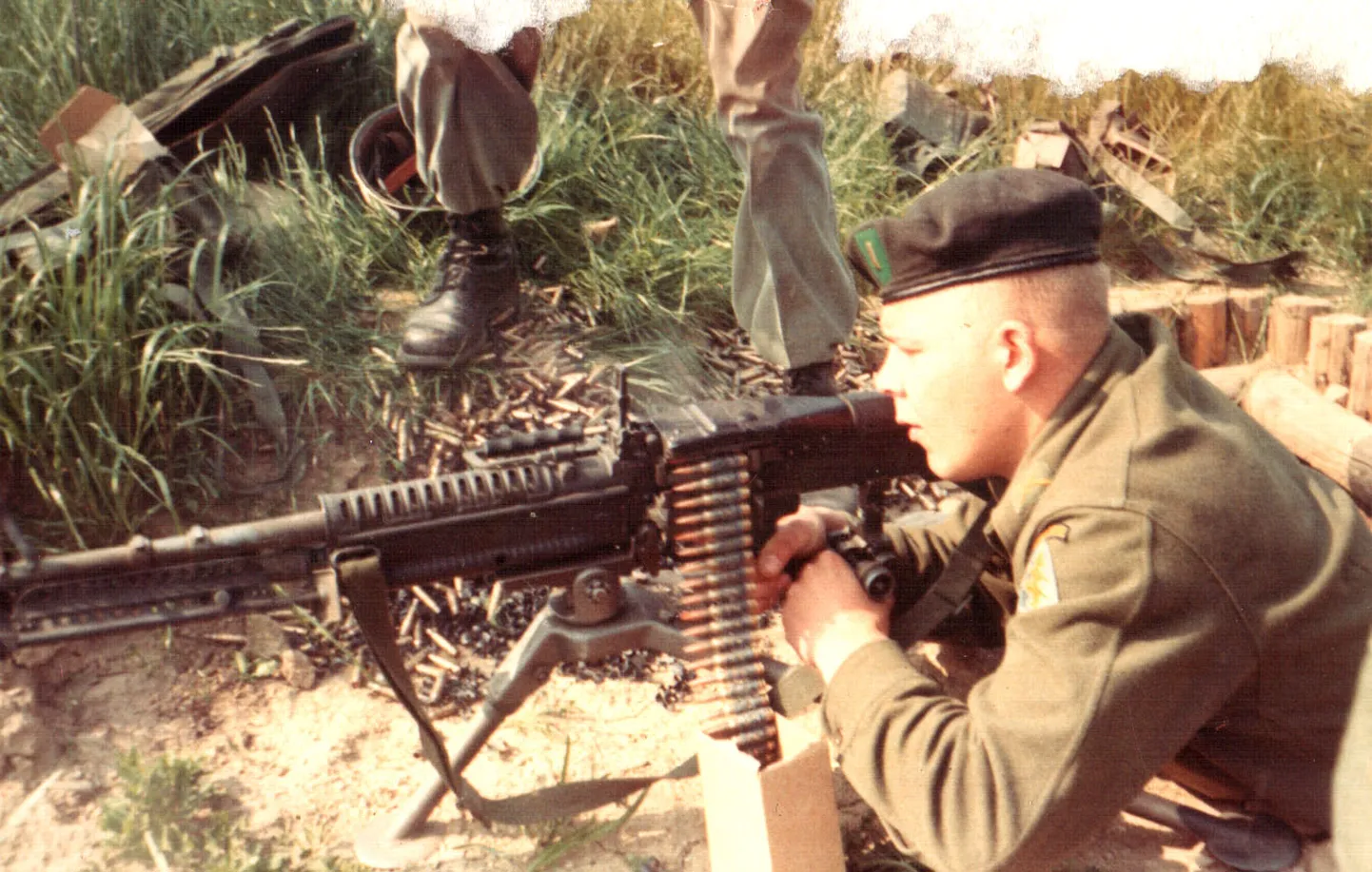 USA armee eriüksuslane Viido Polikarpus Georgia osariigi keskuses väljaõppel 1966. aastal.
