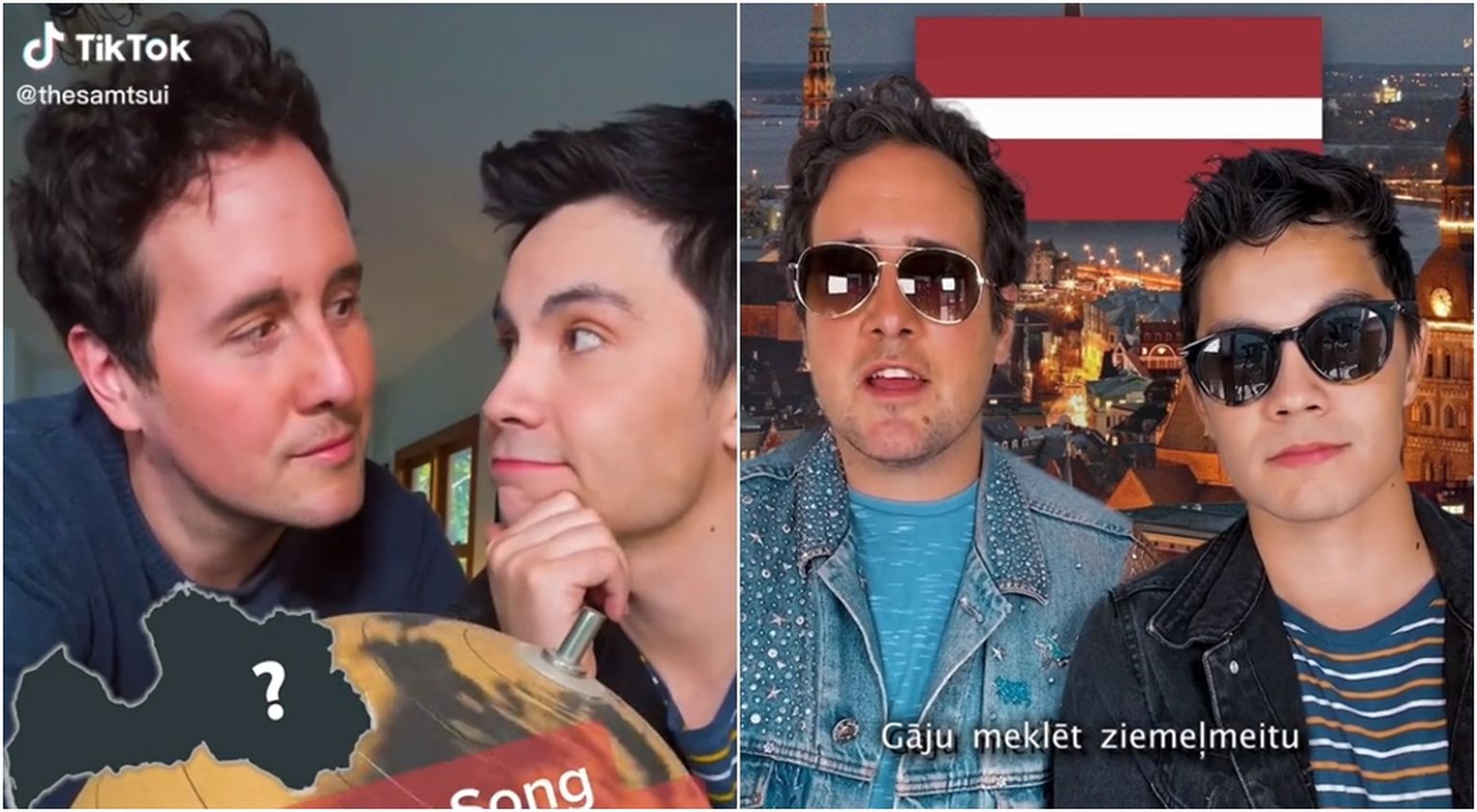 Тиктокеры thesamtsui поют песню группы Jumprava