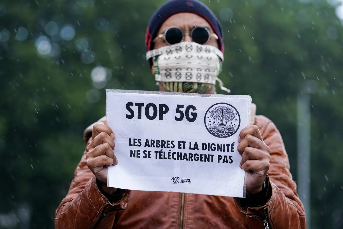 5G-vastane protesteerija