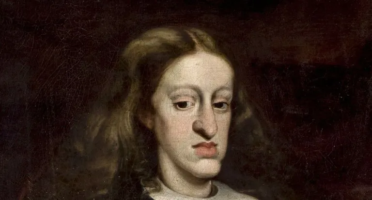Pildil Hispaania kuningas Carlos II (1661–1700). Tegemist oli Habsburgide soost pärit monarhiga. Vanasti oli Euroopa aristokraatidel kombeks lasta järeltulijatel abielluda oma sugulastega. Austria päritolu dünastia on hea näide sellest, kui kaugele läks nõbude omavaheline sugulusristumine: koja kõikidel esindajatel oli lõpuks alahuul ette nihkunud, lisaks esines geneetilisi haigusi, näiteks Carlos II oli sigimisvõimetu, jäädes seega Habsburgide Hispaania liini viimaseks esindajaks.