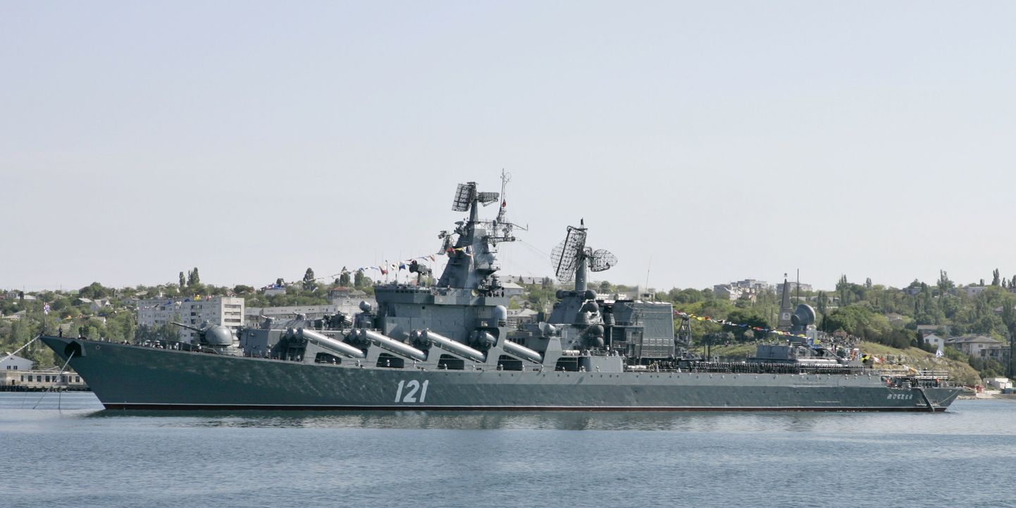 Venemaa sõjalaev Mustal merel.