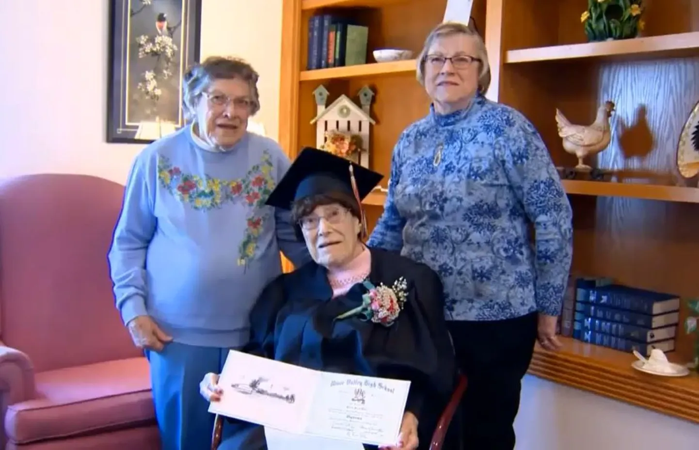 103-летняя Мари Хант