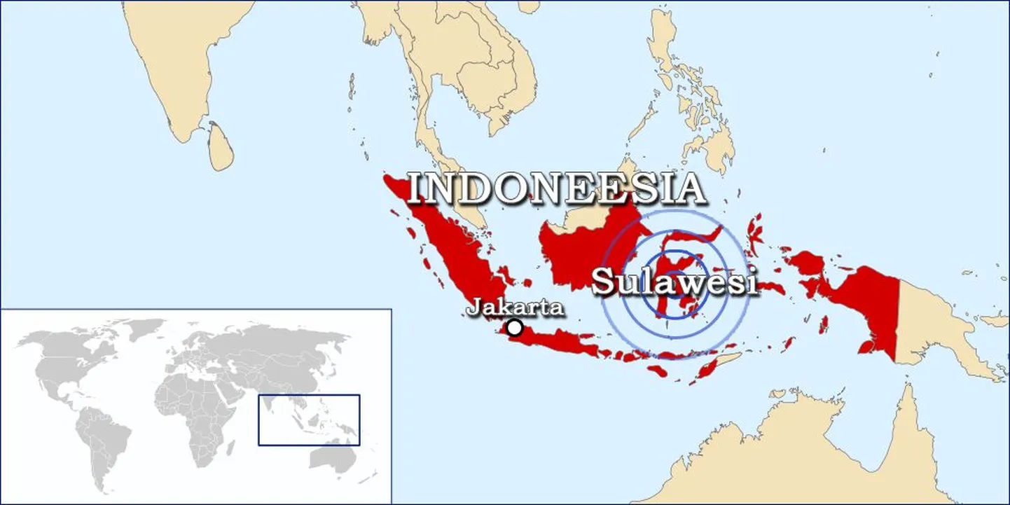 Maavärinad on Indoneesias sagedased külalised. Pilt on illustreeriv.