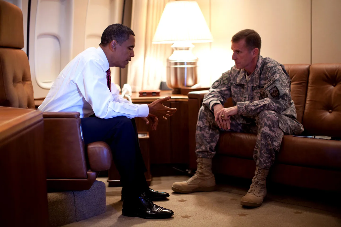 Barack Obama ja Stanley McChrystal.
