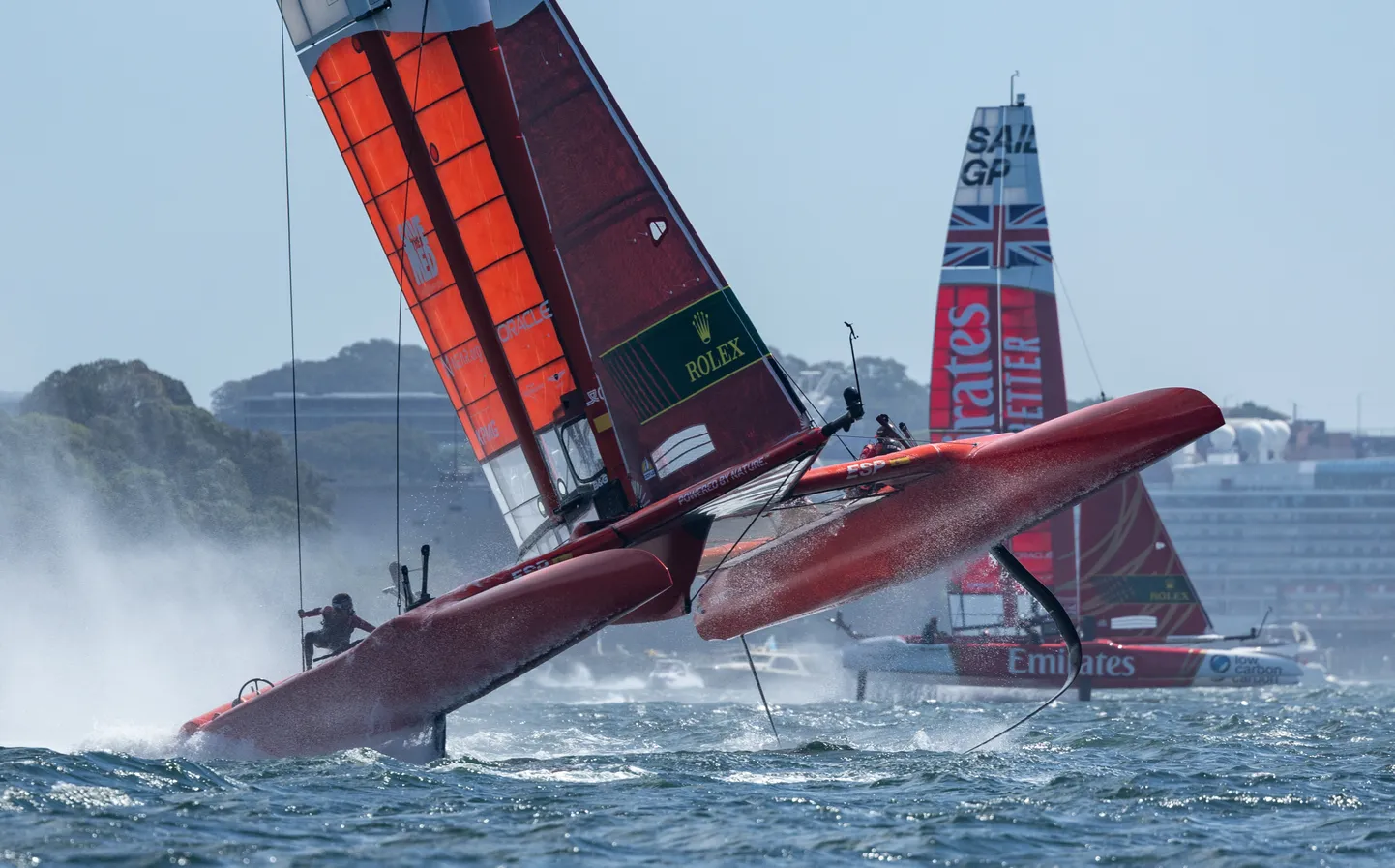 SailGP võistlus Sydneys. Foto on illustreeriv.