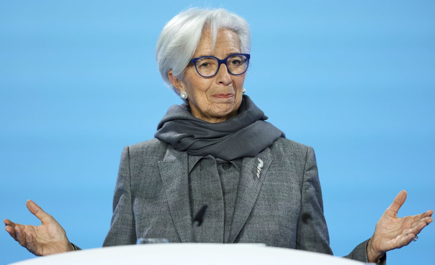 Euroopa Kespanga juht Christine Lagarde kinnitab, et intressimäärad ei lange, enne kui keskpank on veendunud, et inflatsioon jääb kindlalt 2 protsendi tasemele.