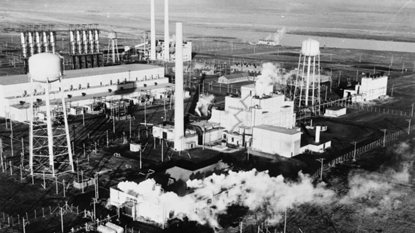 Hanford plutooniumireaktor B, mis varustas Manhattani projetki plutooniumiga 1945. aastal.