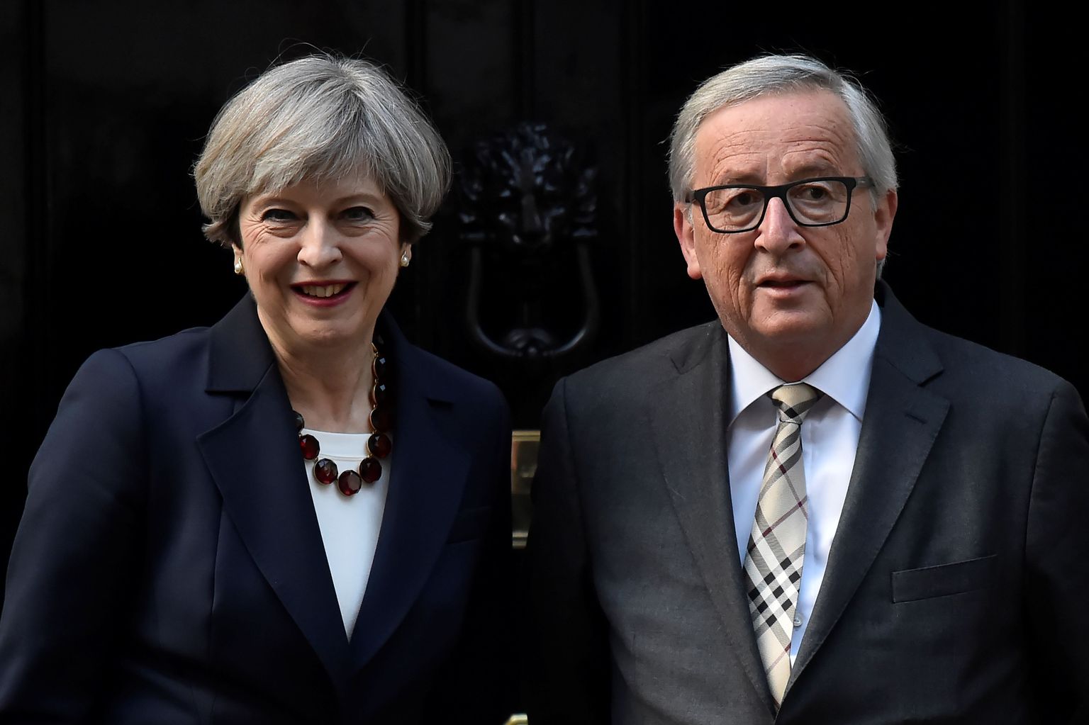 Suurbritannia peaminister Teresa May ja Euroopa Komisjoni esimees Jean-Claude Juncker.