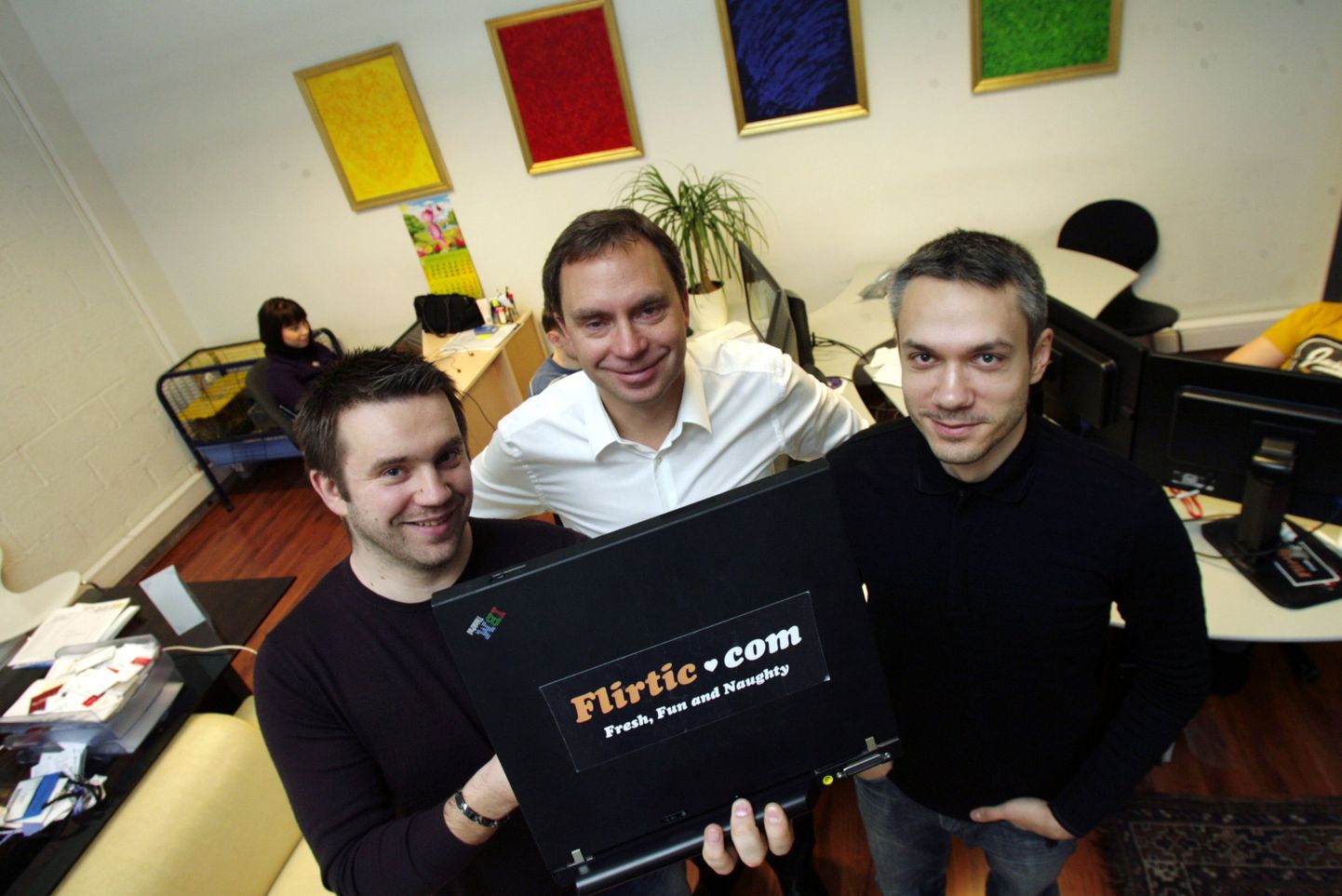 Flirticu loojad (vasakult): Andres Susi, Allan Martinson ja Andrei Korobeinik.
