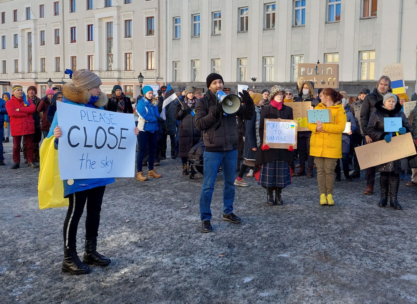 Протест в Тарту.