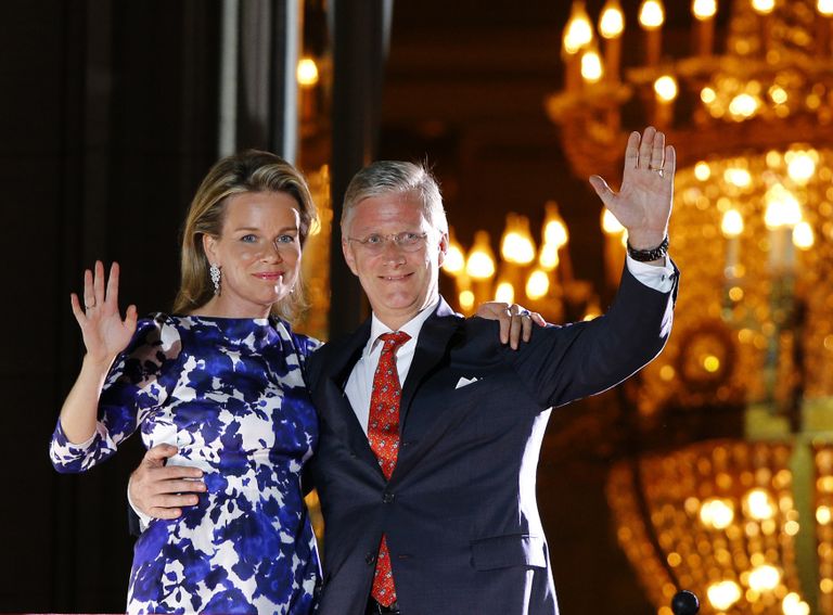 Belgia kuningas Philippe ja kuninganna Mathilde