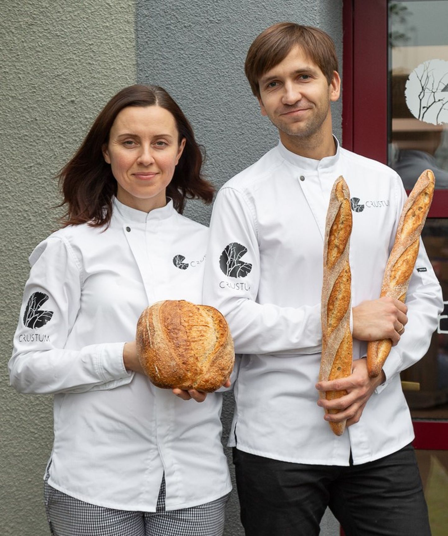 Анна и Василий Щирые - собственники пекарни Crustum.