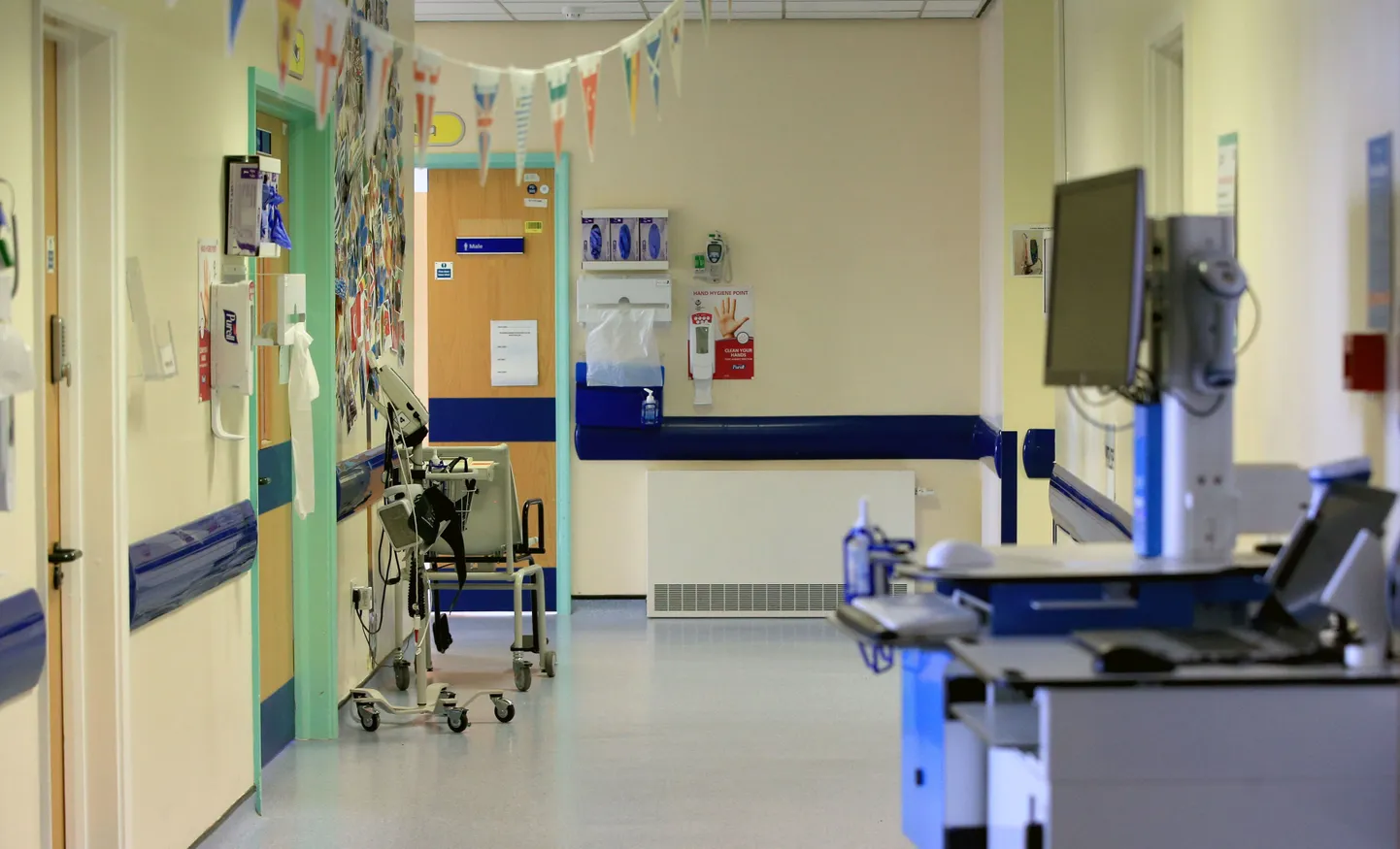 File photo dated 5/7/2018 of a hospital ward. Older hospital patients with dementia may be "suffering in silence" because they are unable to communicate the pain they are in, a new study suggests.