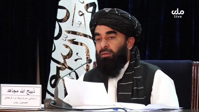 Пресс-секретарь "Талибана" Забихулла Муджахид