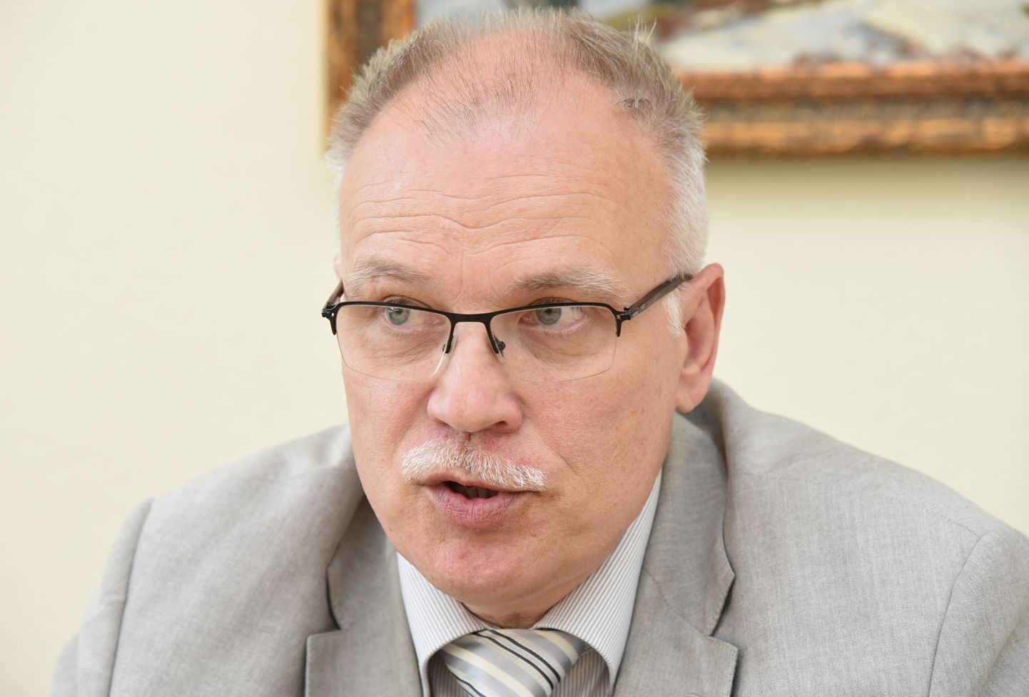 Latvijas veselības un sociālās aprūpes darbinieku arodbiedrības valdes priekšsēdētājs Valdis Keris