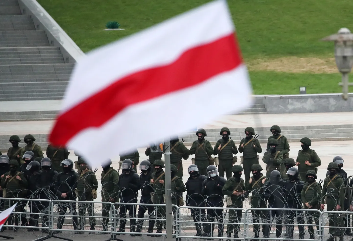 "Jaunās Baltkrievijas maršs" Minskā