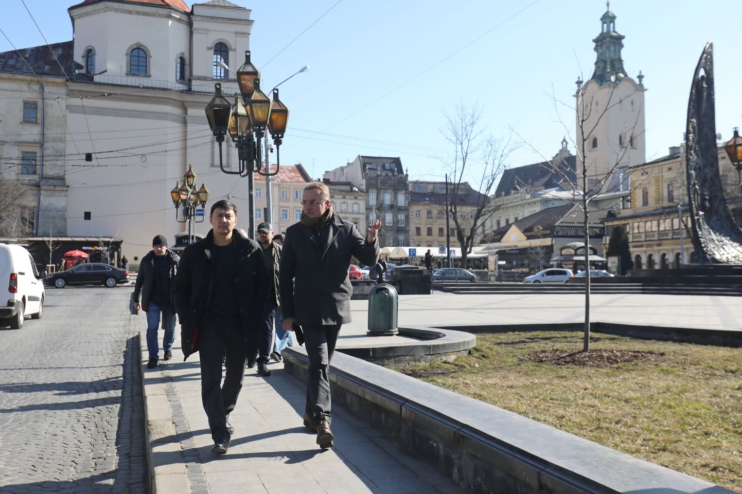 Михаил Кылварт посетил Львов и выразил поддержку мэру города.