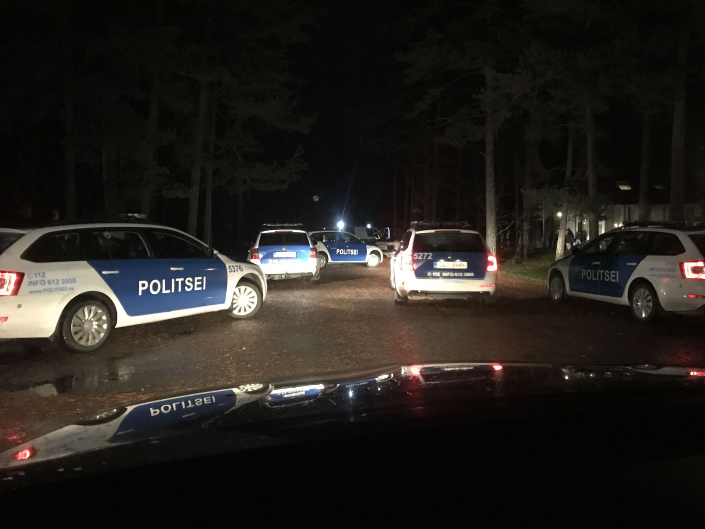 Laupäeval kella 22.30 aegu sõitis Audru vallas Valgeranna külas Andropoffi villa õuele kümmekond politseiautot. Hiljem tuli neid juurdegi.