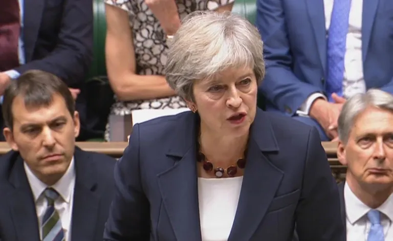 Theresa May.