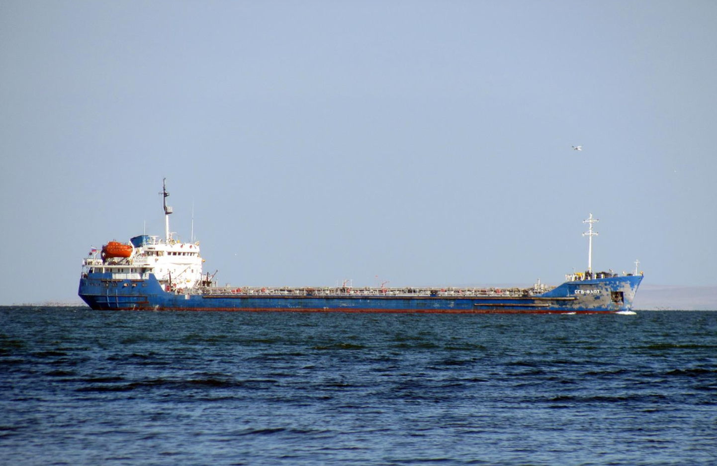 Balticconnectori purunemise koha lähistel sõitnud Vene tanker SGV Flot.