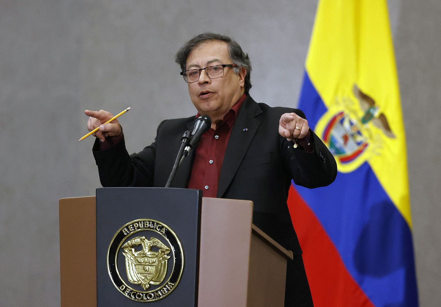 Colombia president Gustavo Petro.
