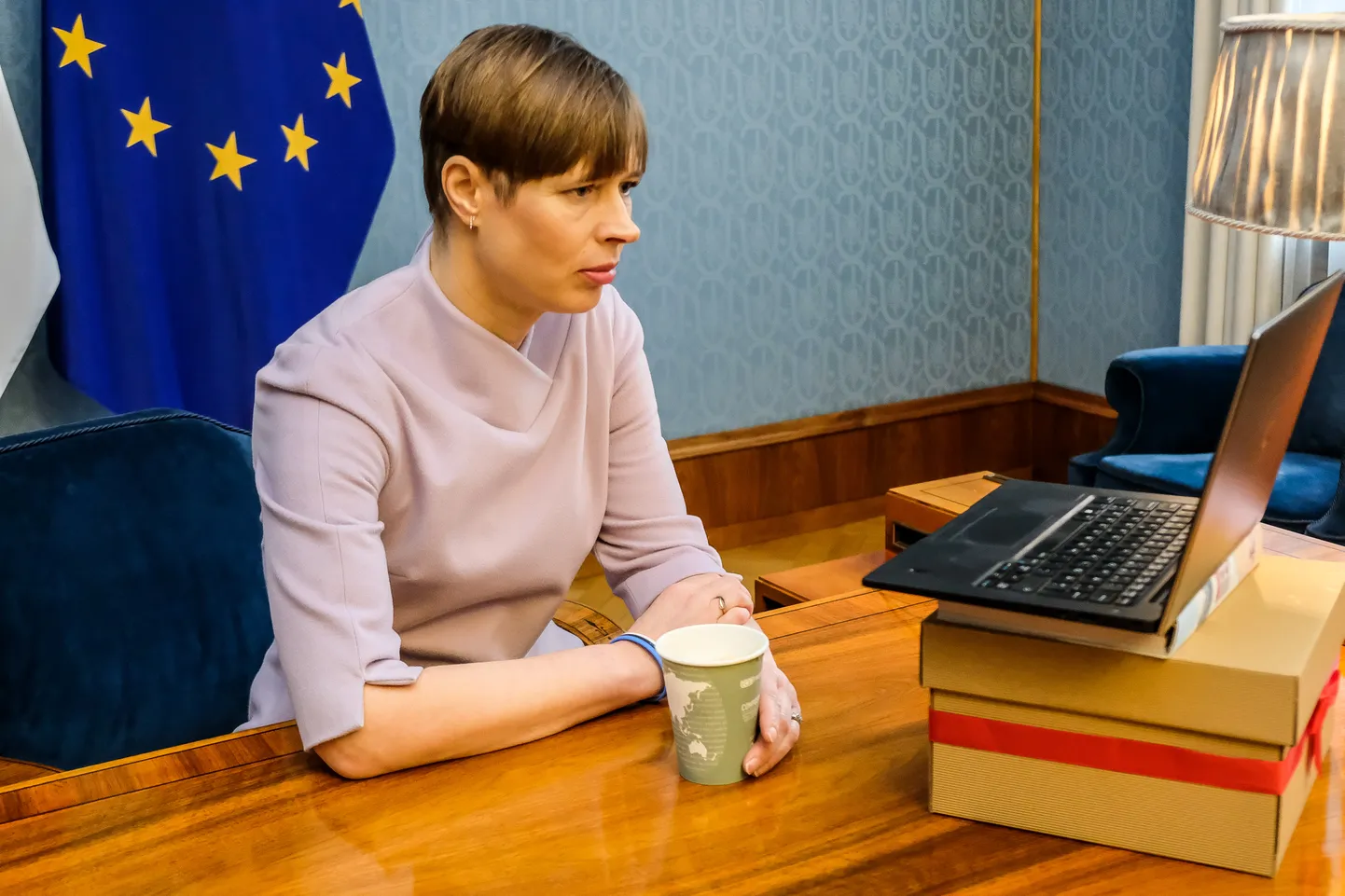 President arutas Häirekeskuse juhtidega kriisiabi korraldust.