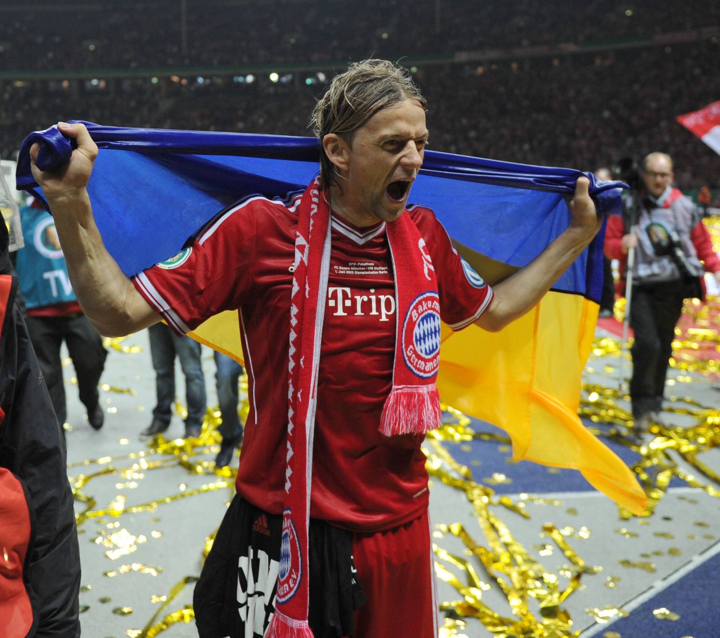 Anatoli Tõmoštšuk Müncheni Bayerni särgis.