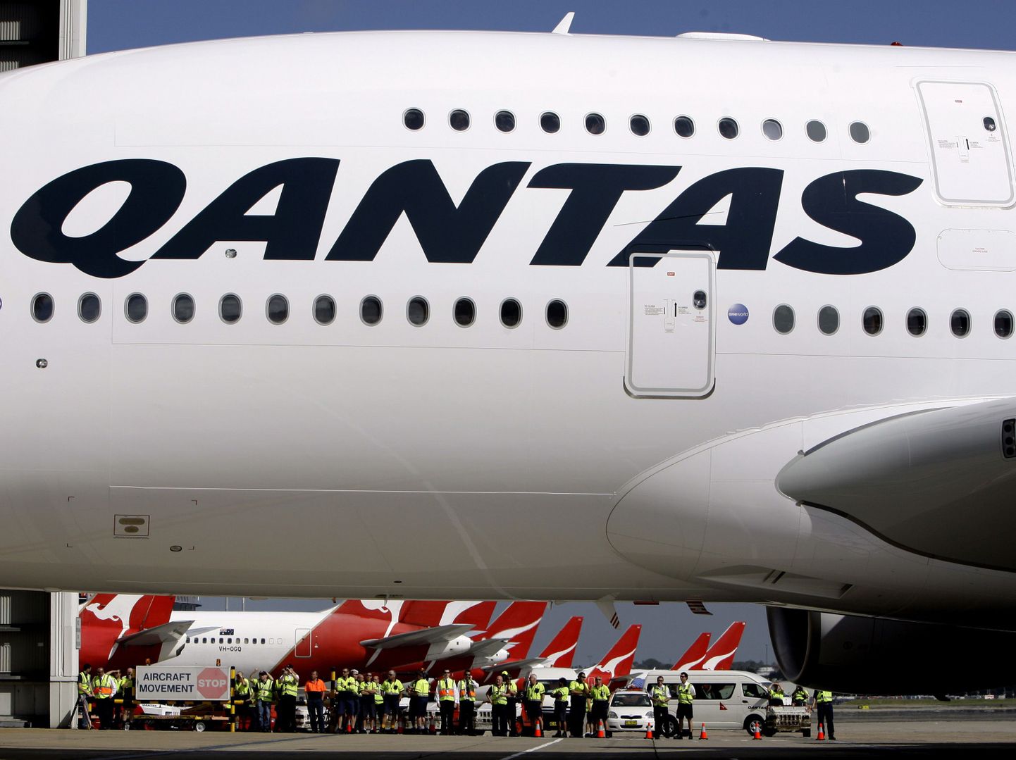 Самолет авиакомпании Qantas.