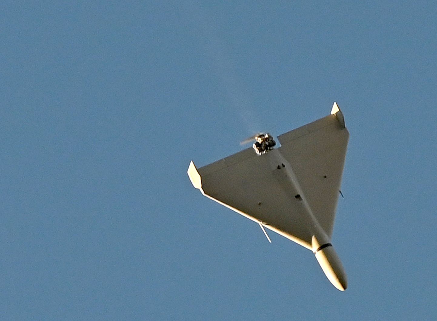 Iraanis valmistatud droon Kiievi kohal õhurünnaku ajal 17. oktoobril 2022.