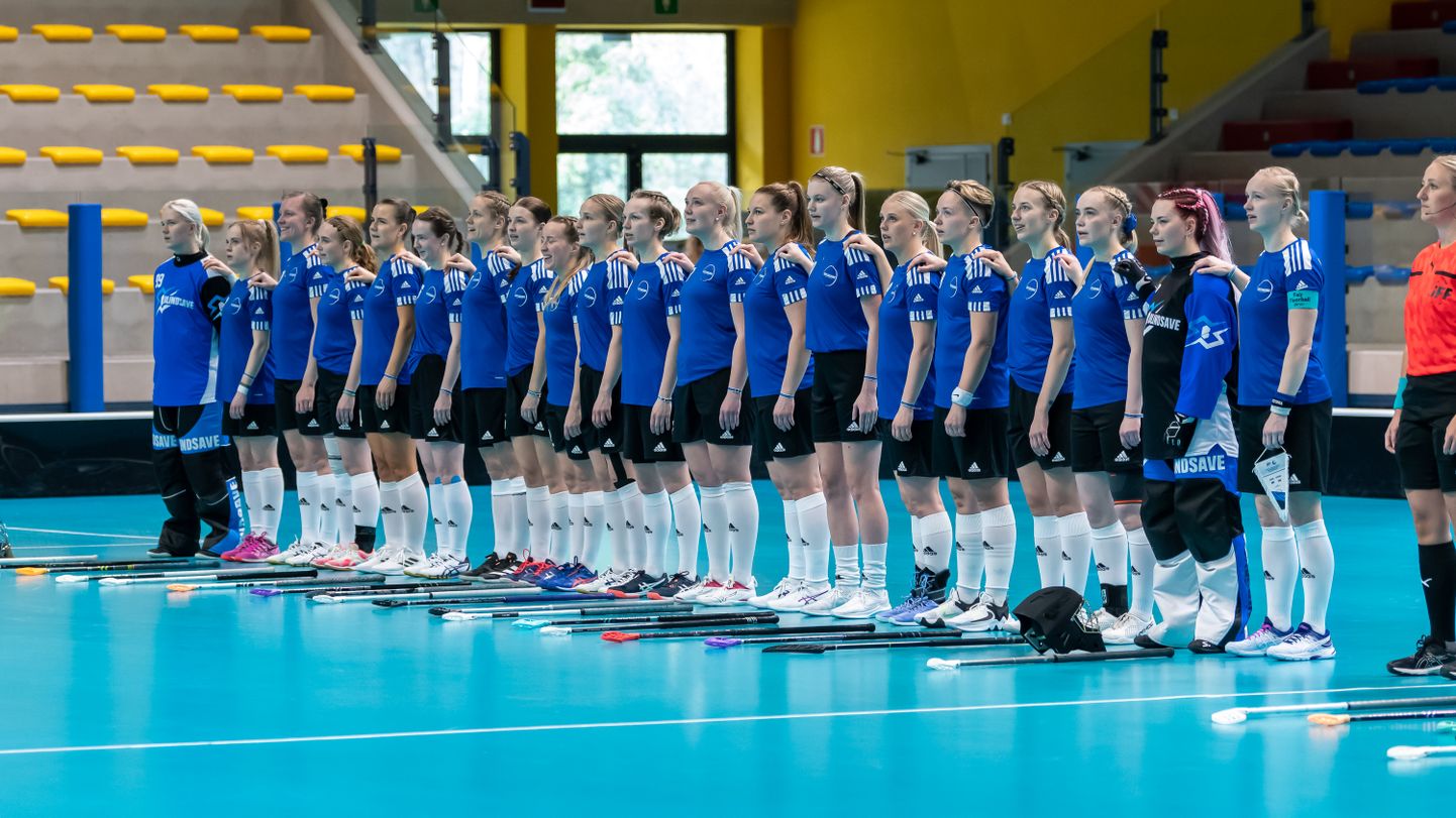 Женская сборная Эстонии по флорболу.