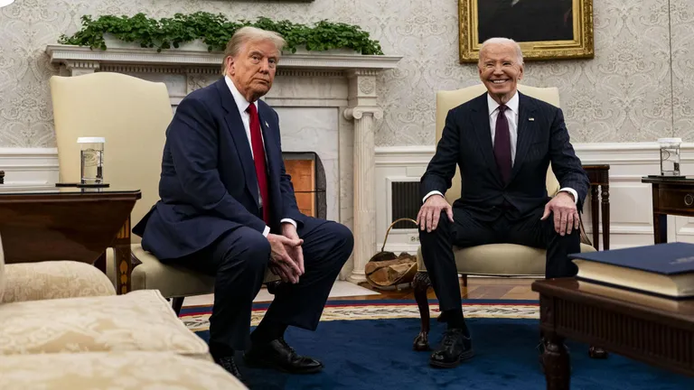 Встреча Трампа и Байдена