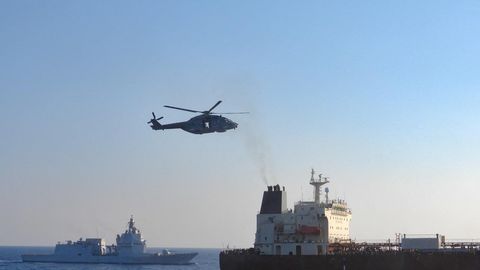 EL-i üksus läks Vahemerel Venemaa varilaevastiku tankeri pardale