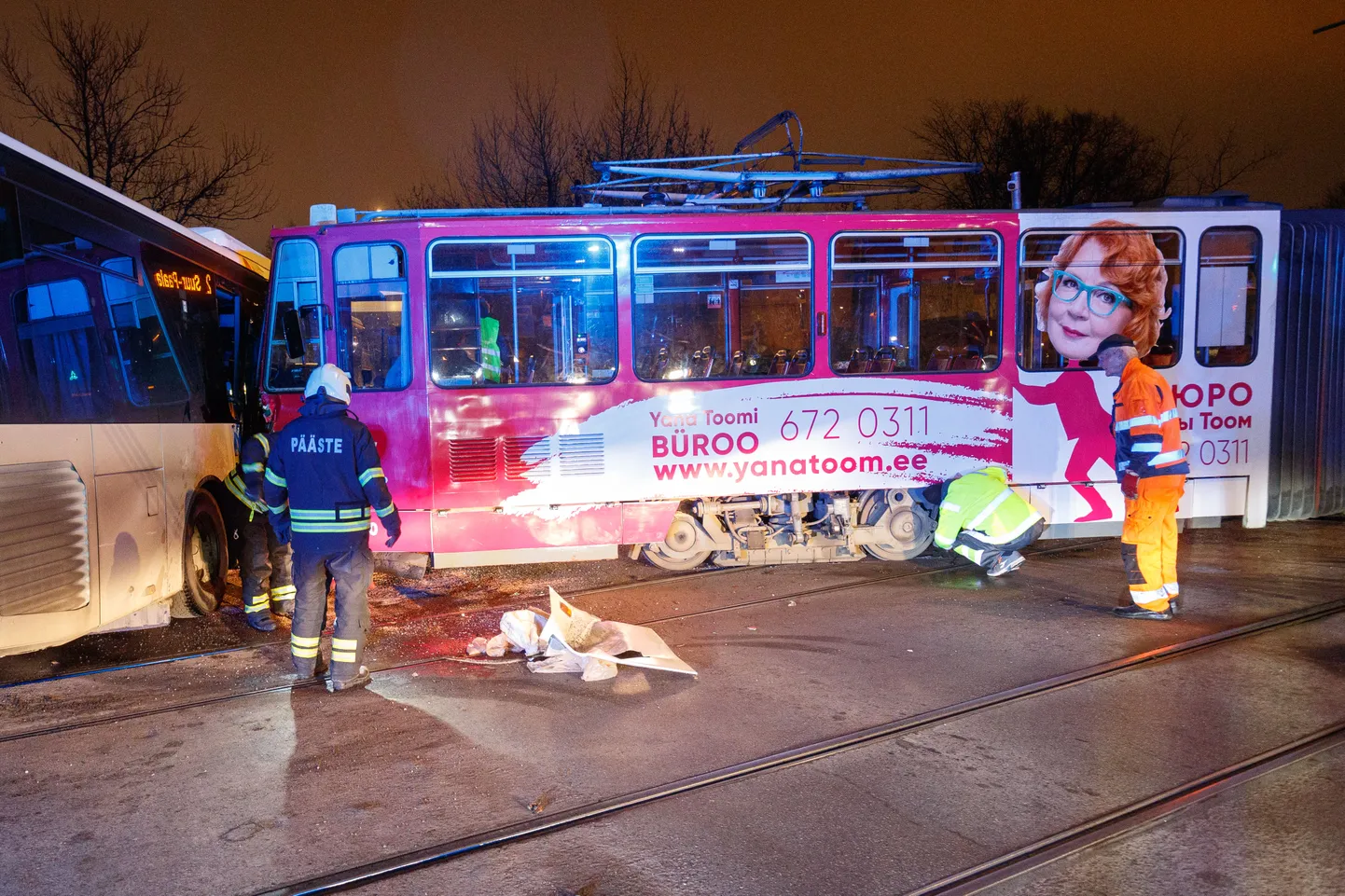 Jana Toomi trammiga juhtus õnnetus.