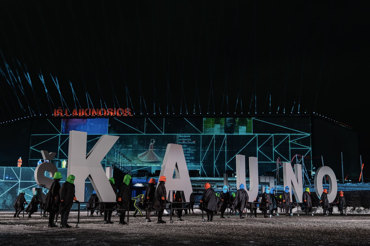 Euroopa kultuuripealinn Kaunas 2022 avatseremoonia.