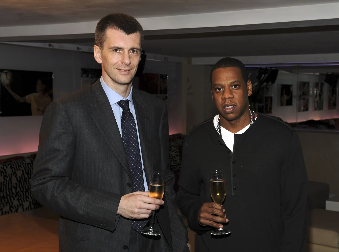 Михаил Прохоров и Jay Z.