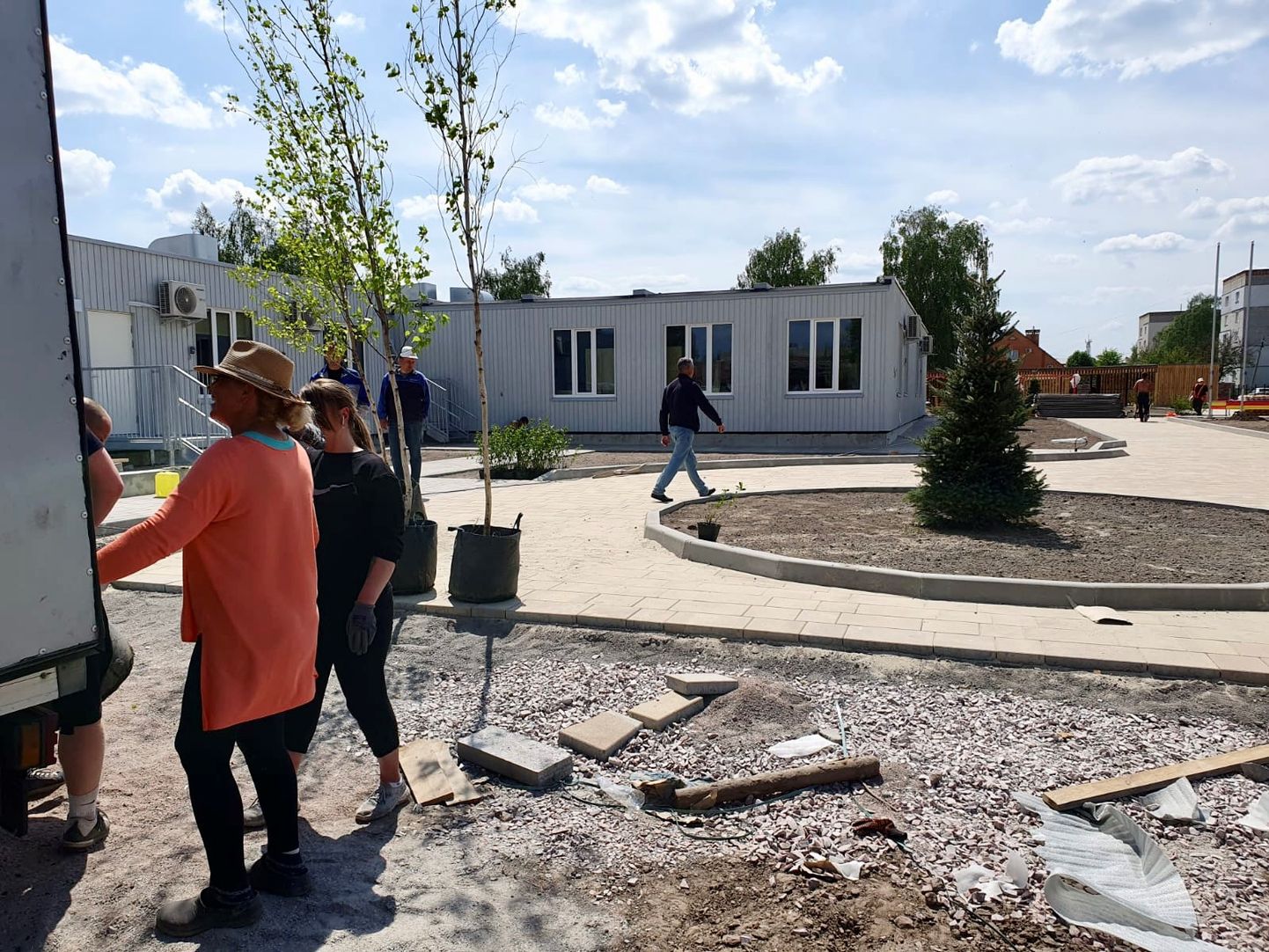 Детский сад в городе Овруч Житомирской области Украины, построенный по заказу эстонского целевого учреждения