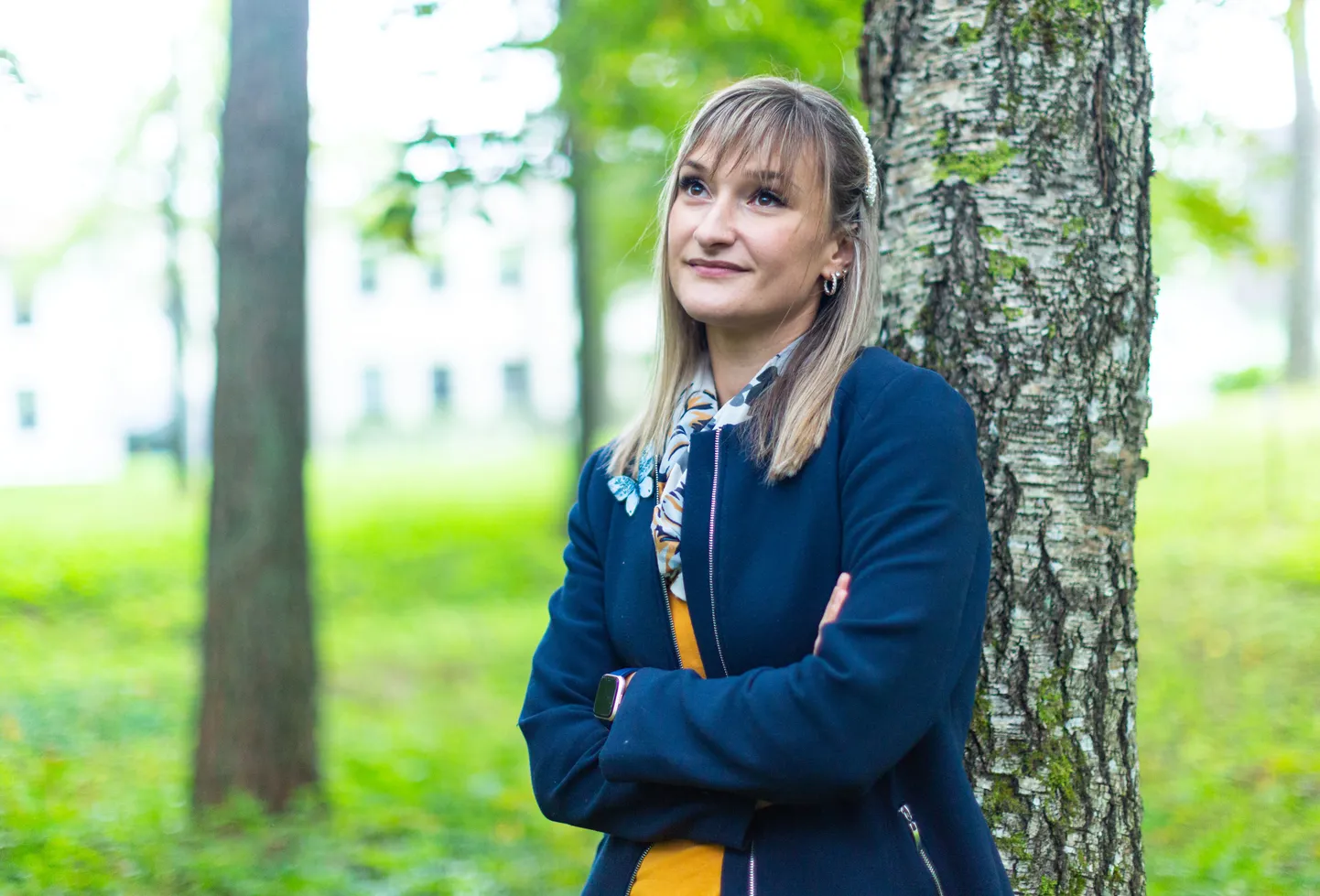 Otepää gümnaasiumi õpetaja, ukrainlanna Maria Medvichuk.