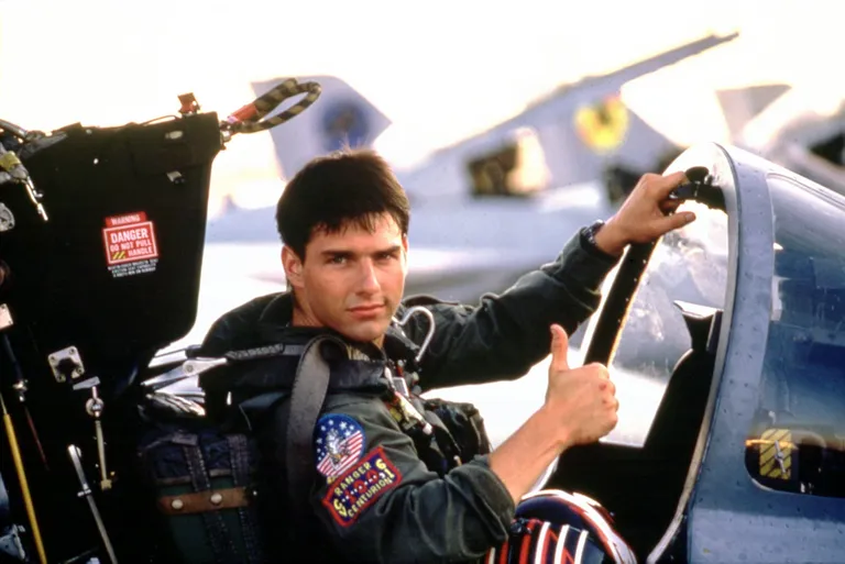 Tom Cruise mängis filmis Lt. Pete "Maverick" Mitchelli.