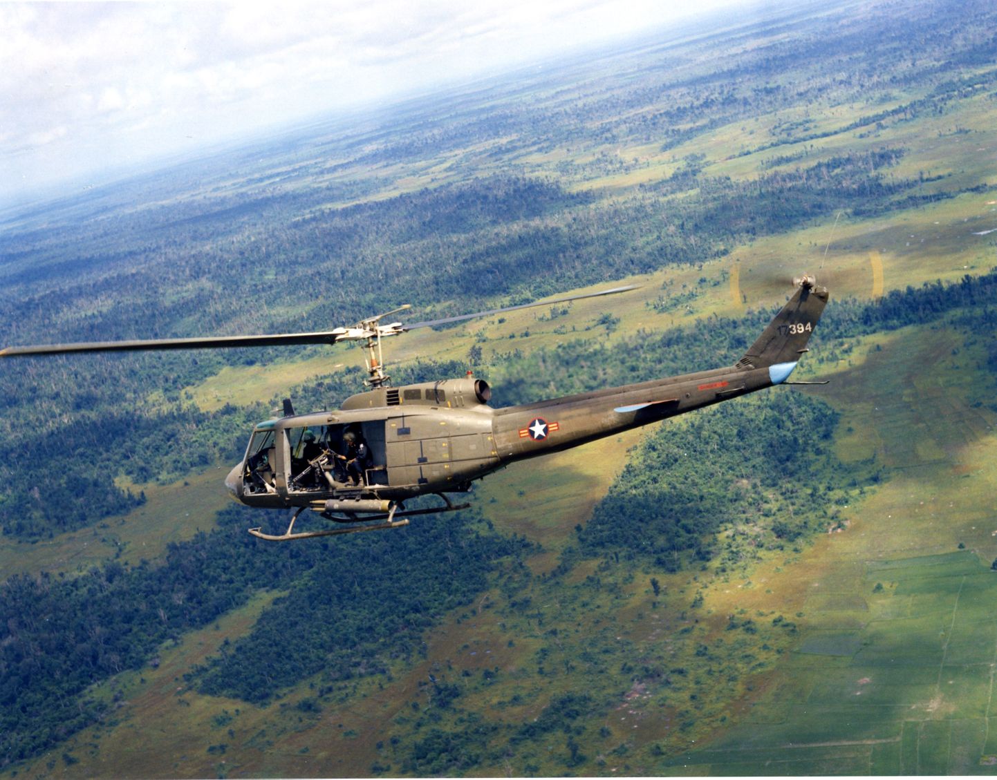 Huey helikopter Vietnamis.