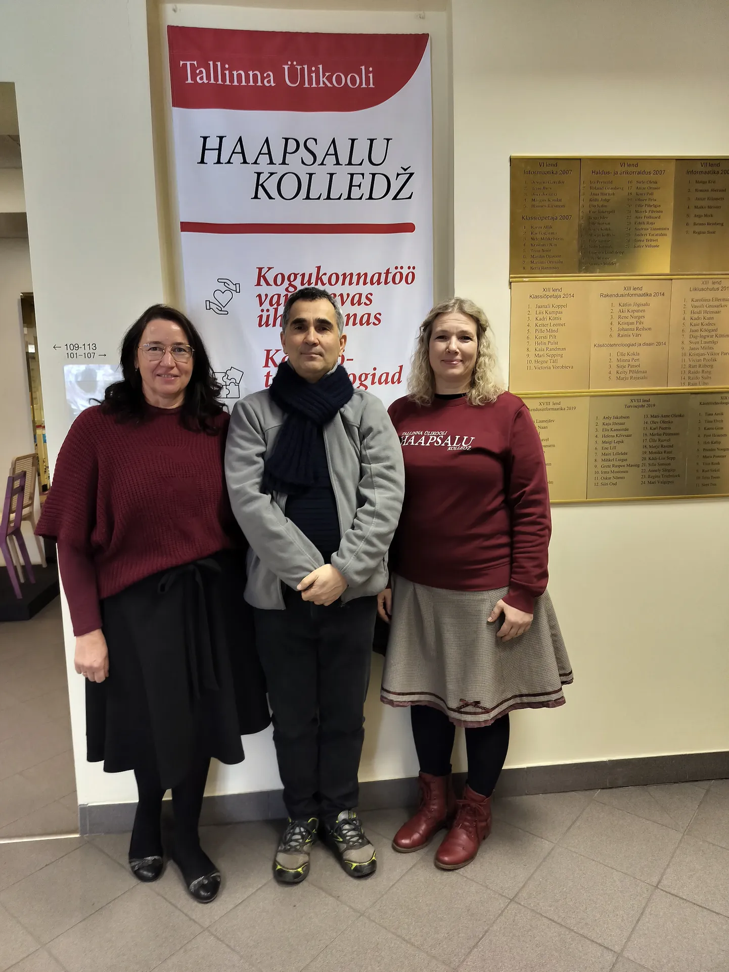 Marju Müür, Kristjan Normet, Mari Luup.